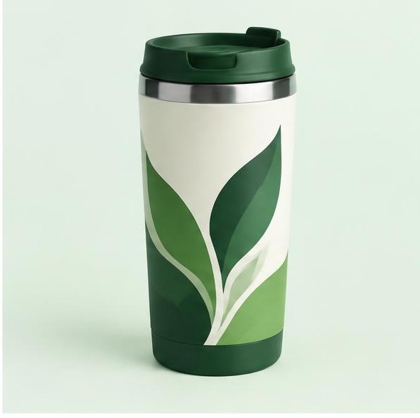 Representative Street leaf sample of travel tumblers
